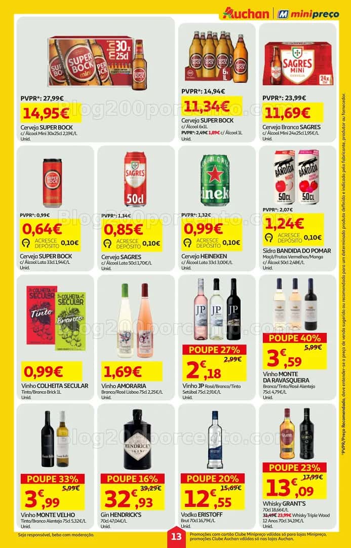 Antevisão Folheto MINIPREÇO - AUCHAN Promoções de 23 a 29 abril